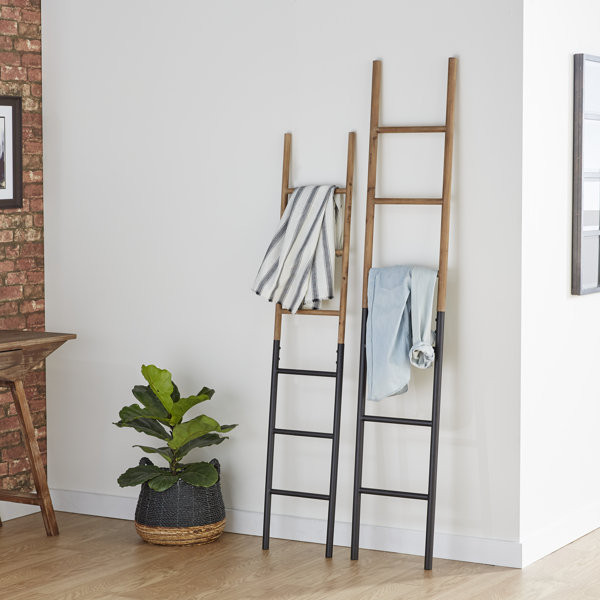 Mercury Row® Wood And Metal Blanket Ladder & Reviews